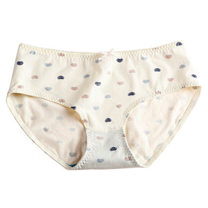 A/Bab underwear [3 pack] Elastic cotton women's flat leg pants, antibacterial medium and low waisted girls' shorts Y518