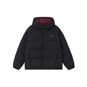 
FORNINES contrasting color hooded down jacket men's winter warm design cold-proof jacket women's couple wear