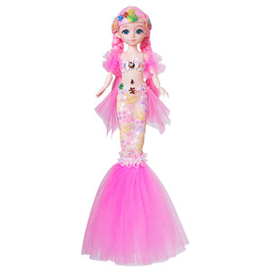 
Mermaid doll toy girl princess simulation doll set children's new style girl birthday gift