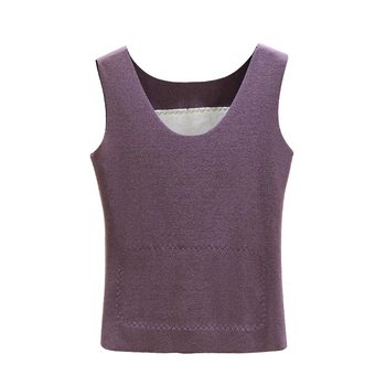 German velvet non -trace warm vest thickened bottom shirt
