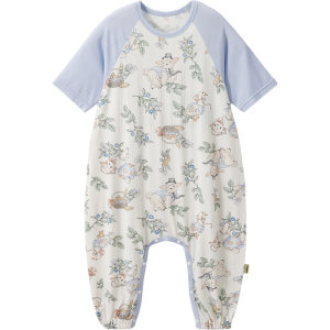 
Wilberu Baby Sleeping Bag Summer 2026 New Baby Three-quarter Sleeve Split Leg Sleeping Bag Children's Pajamas Mulberry Silk