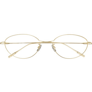 
Old Qian style gold wire myopia glasses for women can be matched with ultra-light pure titanium high-end cat eye oval frame Fade