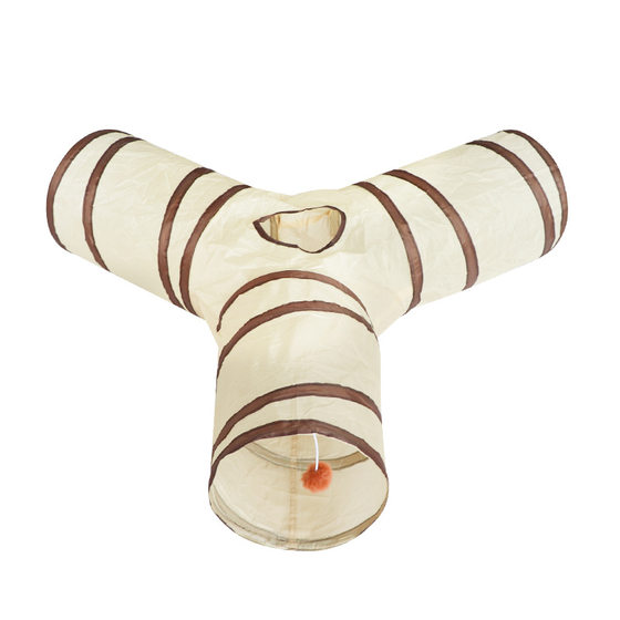 Cat toys cat stick cat tunnel self-exciting tool cat nest channel maze paper pipe telescopic runway
