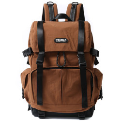 TRUFFLE waterproof casual backpack female college student school bag male junior high school outdoor 2025 new travel backpack
