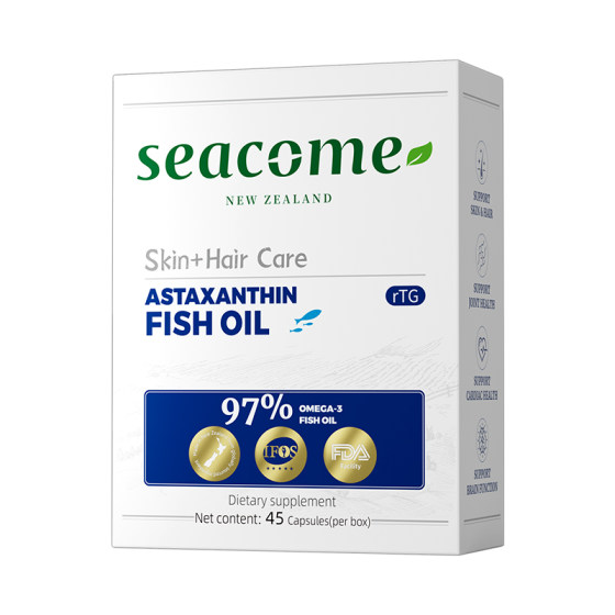 
New Zealand imports seacome astaxanthin pet fish oil cat special hair beauty anti-hair loss dog deep sea fish
