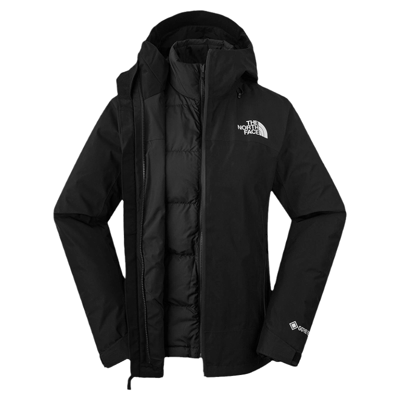 TheNorthFace北面羽绒三合一女士秋冬新款户外GTX防水冲锋衣83RU