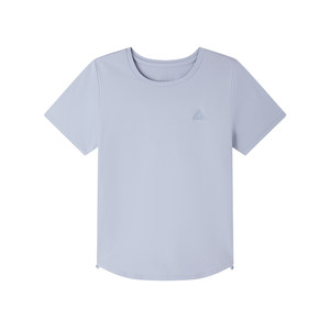 
Peak outdoor short-sleeved women's summer new women's T-shirt round neck right shoulder small top waist slimming sports quick-drying T-shirt