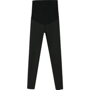 Pregnant women's pants and trousers wearing black small feet pants large size autumn and winter plus velvet thick cotton pants warm leggings winter
