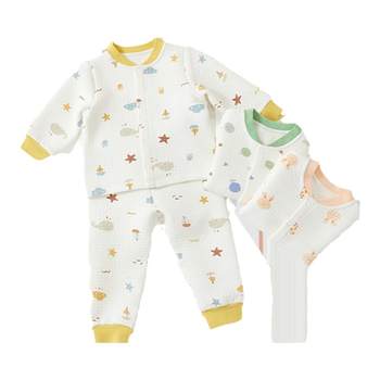 Nido Bear Autumn and Winter Baby Cotton Underwear Set