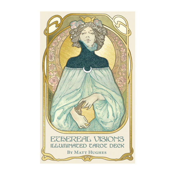 
Imported genuine bronzing illusory tarot cards Ethereal Visions Illuminated ethereal vision