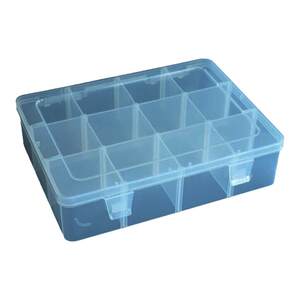 EKB-212 transparent plastic box component sample box parts box division box 24 grid tool accessories
