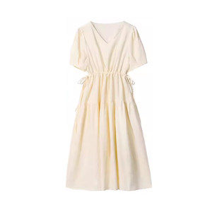 
Fisher-Price Maternity Summer Dress 2026 New Summer Cotton Pregnancy Dress Fashion Loose Large Size Maternity Dress