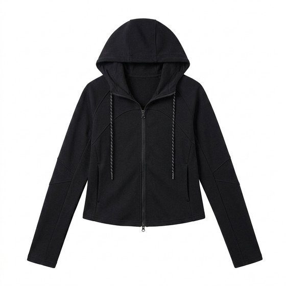 
a02 Slim Fit Hooded Jacket Women's 2026 New Spring and Autumn Commuting Wear Designed Sports Outdoor Top
