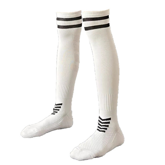 [Two pairs] Jingmai genuine new football socks men's long tube thin adult children's knee towel bottom boy