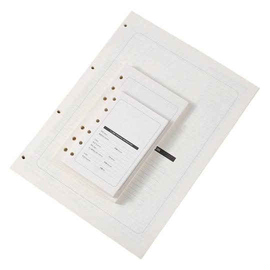 Must remember ルーズリーフバインダー用リフィル A4/B5 - 9/26/6/20穴