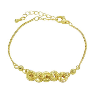 
Popular Broken Bingbing Five Emperors Money Bracelet Light luxury high-end necklace Necklace Niche versatile ankle chain Ankle chains Get rich and give your girlfriend