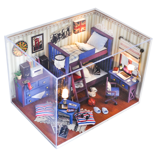 Amoy Painting Garden Wooden Model Building Kit - 1:24 Scale DIY House