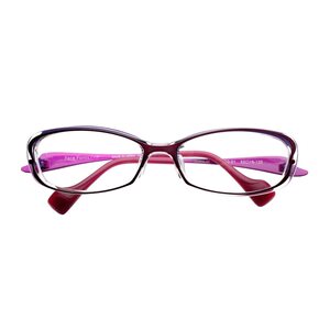 Japan Facefonts handmade glasses frame female pure titanium ultra -light small face retro full -box myopia glasses frame 130
