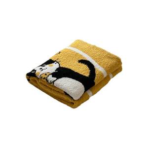 ins large size half fleece blanket comfortable girl cute cat skin friendly light luxury casual blanket blanket lunch blanket