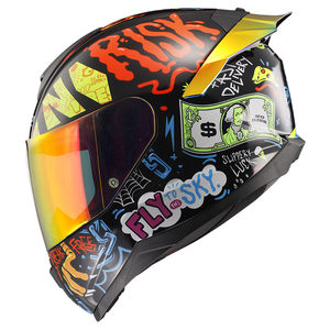 
LS2 couple motorcycle helmet men and women motorcycle racing four seasons full helmet children's helmet anti-fog big tail 802