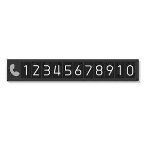 
2026 new mobile phone plate temporary parking number card simple adhesive-free car mobile phone number recorder on the car