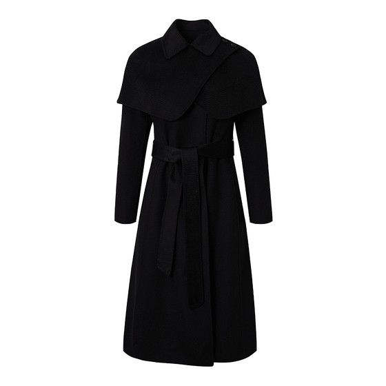 
Gubang cloak double-sided wool coat for women 2025 winter new style temperament design mid-length woolen coat