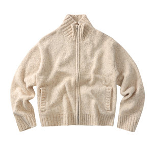 
CoosRetro high-end retro men's anf velvet stand-up collar sweater autumn and winter new year red casual knitted cardigan