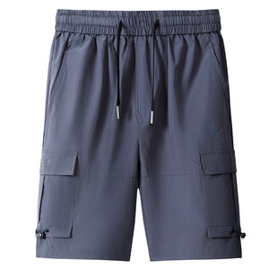 Dad's summer shorts Middle -aged men's leisure sports penta pants middle -aged and elderly men's grandpa summer pants men
