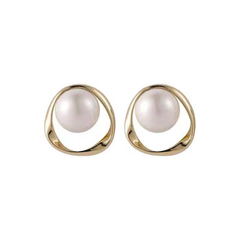 Workplace temperament gentle pearl without piercing ear decoration