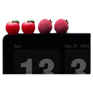 
Cure cute apple lychee everything goes smoothly lychee mini car ornaments decorative creative high-end car trinkets