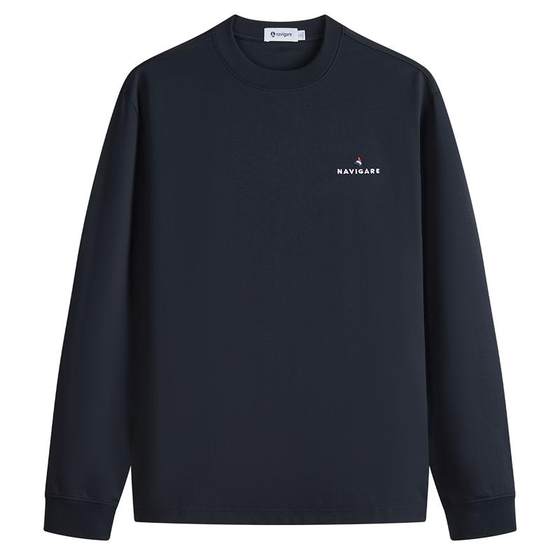 
Navigare Italian small sailing boat round neck pullover long-sleeved T-shirt men's spring and autumn new casual T-shirt