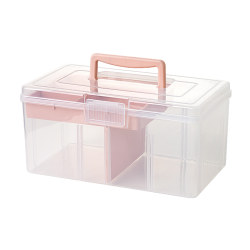 Tea set storage box portable dustproof outdoor travel compartment
