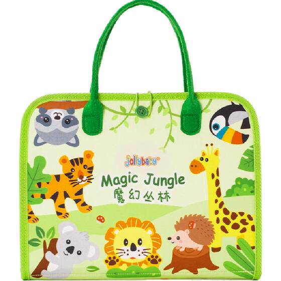 jollybaby cloth book baby toy tear books can be bitten puzzles early education quiet books busy books hand tear books