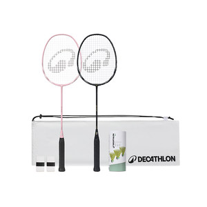 Decathlon Leyu No. 2 badminton racket set feather racket composite carbon girls BR190 genuine IVE1