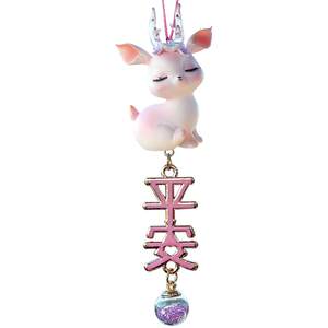 
Car pendant 2026 new high-end car pendant safety rearview mirror deer car pendant pendant ornaments
