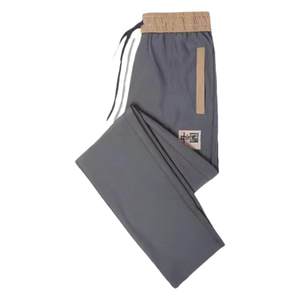 
Clearance pickup, foreign trade withdrawal, velvet casual pants for men, warm autumn and winter loose straight elastic sports nine-point pants