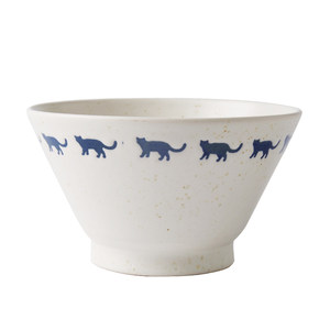 
ijarl Animal College Japanese-style simple bamboo hat bowl household high-value rice bowl soup bowl small bowl one bowl per person