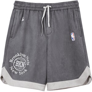 Jack Jones Men's NBA Co-branded Brooklyn Nets Basketball Loose Shorts 2026 Spring