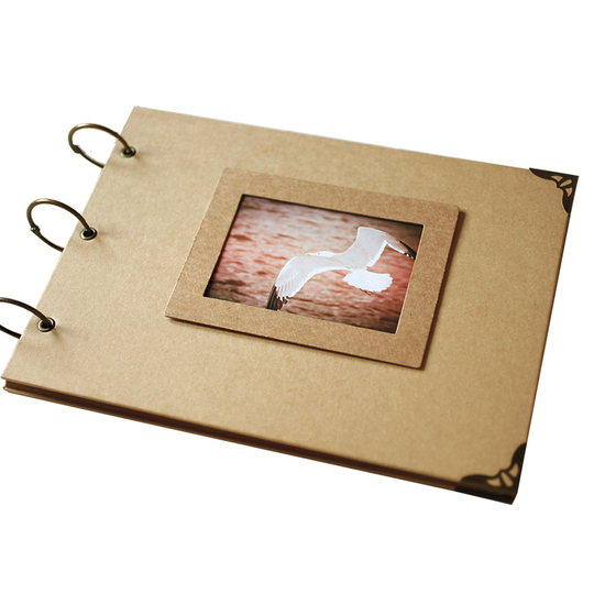 スモールフォトアルバム ソフトタッチ プリント 32枚 しろくま