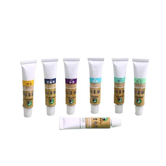 
Marley brand 64 single Chinese painting pigment 12ML ink Chinese painting landscape painting fine brushwork 36 color box 18 color beginners beginners professional painting materials Chinese painting large capacity