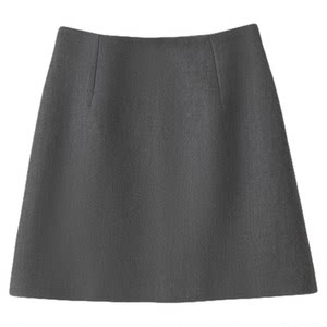 
FANLE STUDIOS [word of mouth] hip-covering, slimming, anti-wrinkle Tencel wool A-line high-waisted short skirt for women