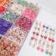 10Pcs 14*14MM Multicolor Acrylic Butterfly Pendant Cute Anim