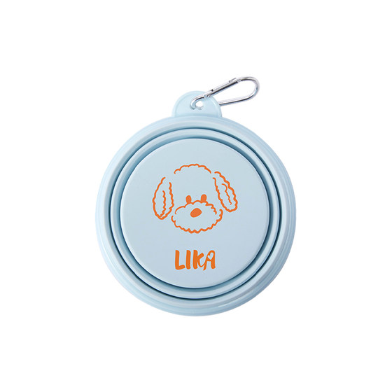 
LIKAPAWS dog bowl portable folding bowl pet cat and dog supplies