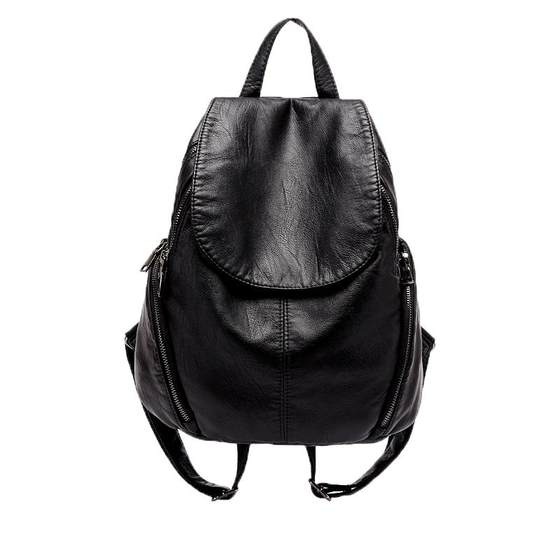 Yierkang Soft Leather Large Capacity Backpack 2023 New Genuine Leather British Style Autumn/Winter Travel backpack for Women