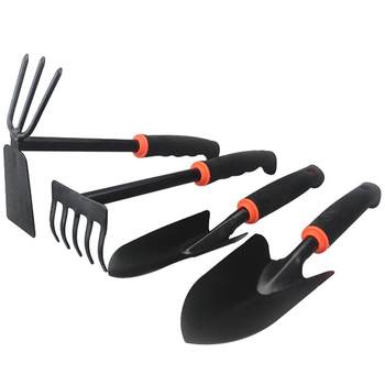 Small Black Shovel Four-Piece Supplies Planting Tree Hoe