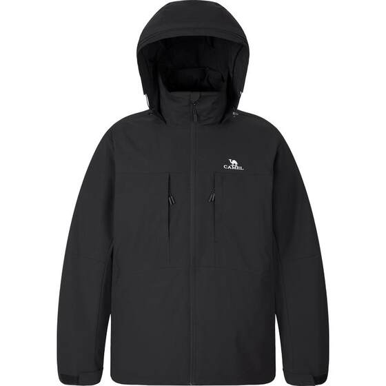 
Camel down jacket three-in-one autumn and winter 25 new removable down liner outdoor thickened windproof jacket for men and women