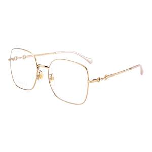 
Kering glasses Gucci GUCCI men's and women's gold tortoise shell thin frame large frame optical glasses frame GG0883OA