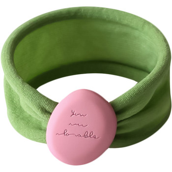 
Morandi color letters for women's high elastic headband