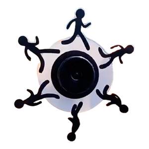 
Running Little Man Fingertip Spindle Visual Illusion Unzip Toys Children's Creative Dynamic Rotating Stickman Zhuan