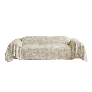 Class A pure cotton sofa cover French living room non-slip full cover four seasons universal cotton and linen cover high-grade cotton cover